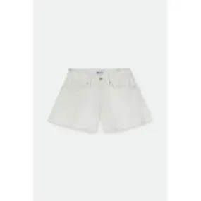 White Denim Shorts for Women