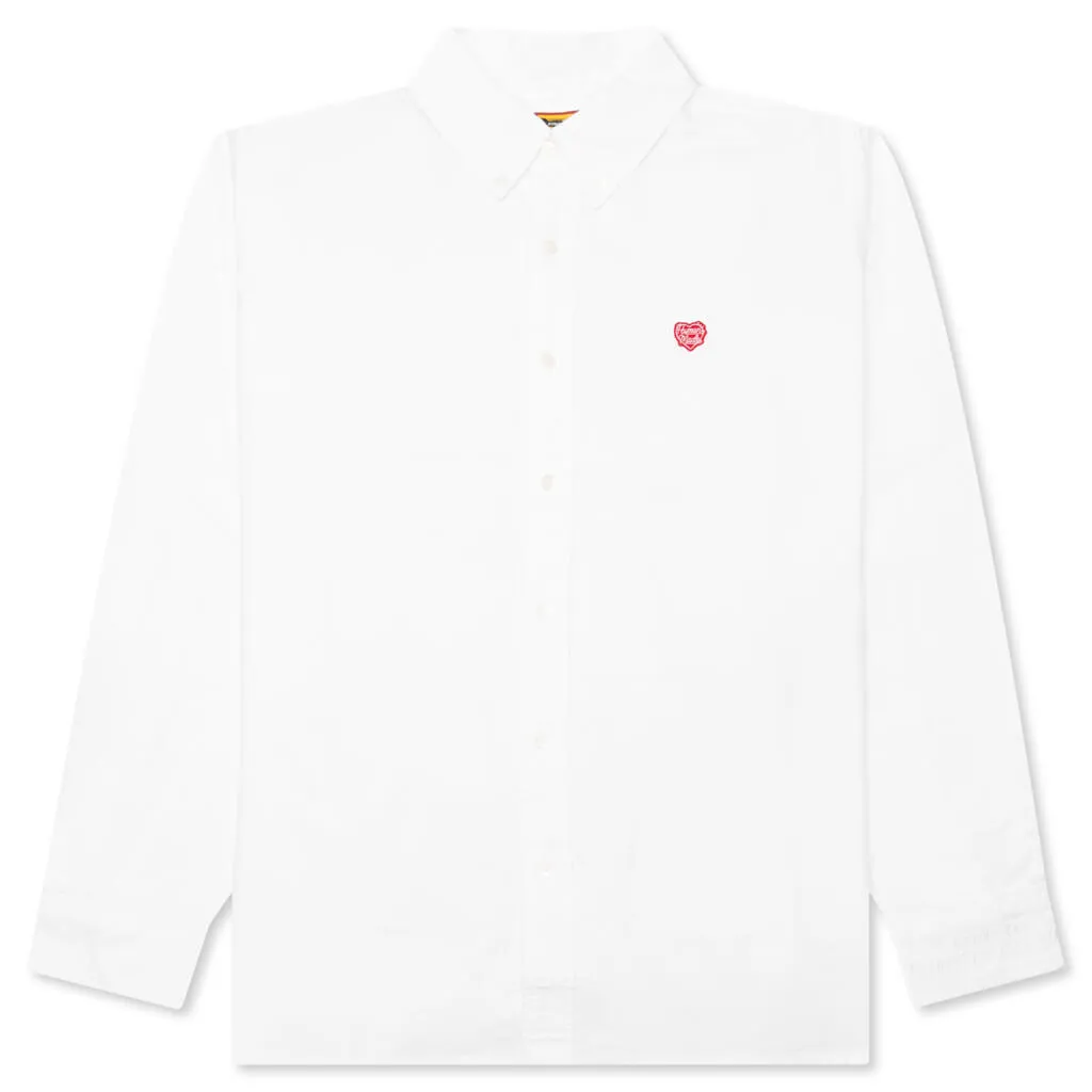 Oxford White Shirt - B.D L/S