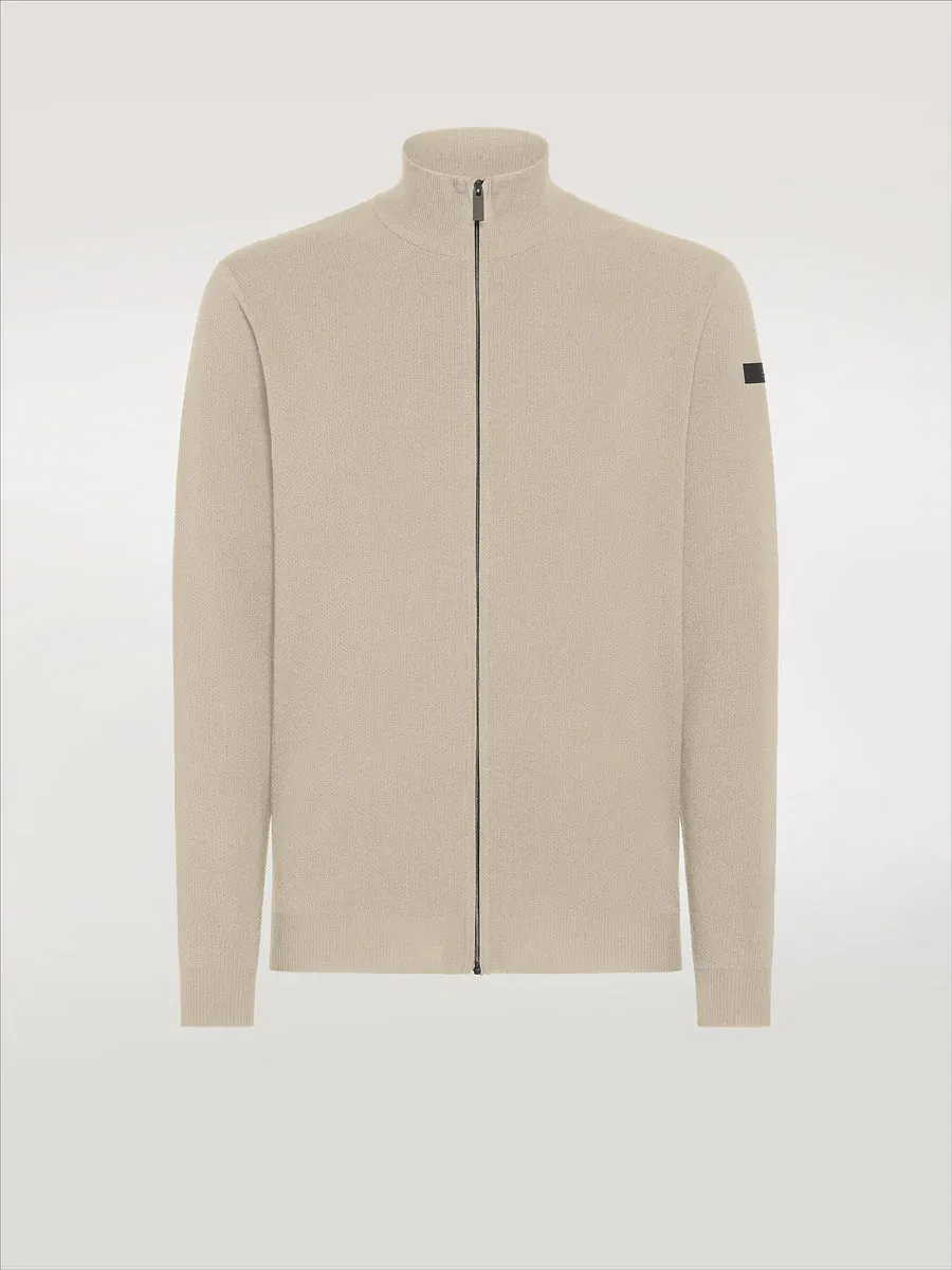 White Sand Full Zip Knit - RRD Booster