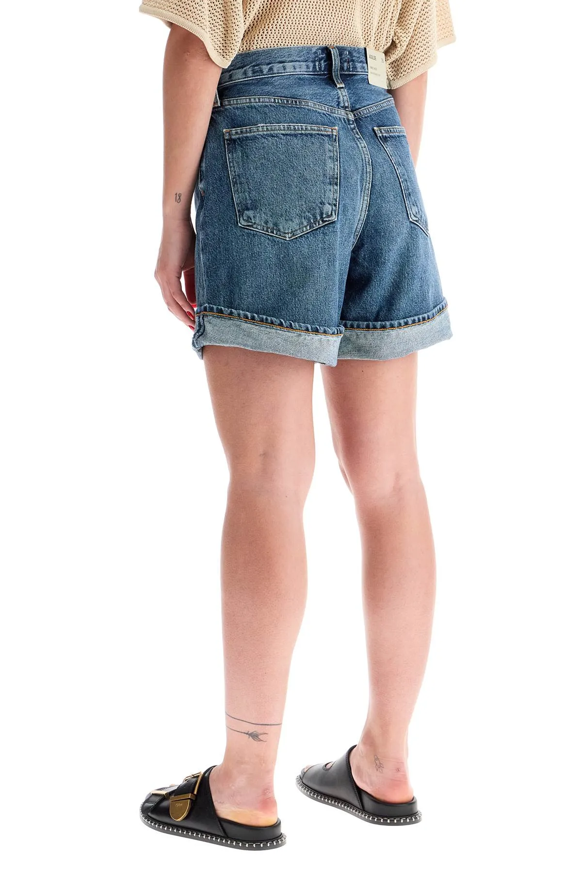 Women's Denim Shorts A9197 1206 Control