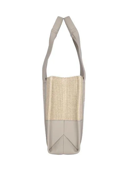 Women's Grey Leather Tote by CHLO