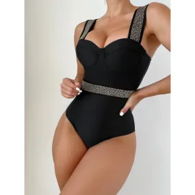 Women's Tummy Control Diamond Swimsuit